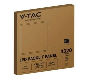 Oprawa wstropowa Panel LED 36W 4320lm 6500K IP20 600x600 Diody SAMSUNG 5 Lat Gwarancji 23625