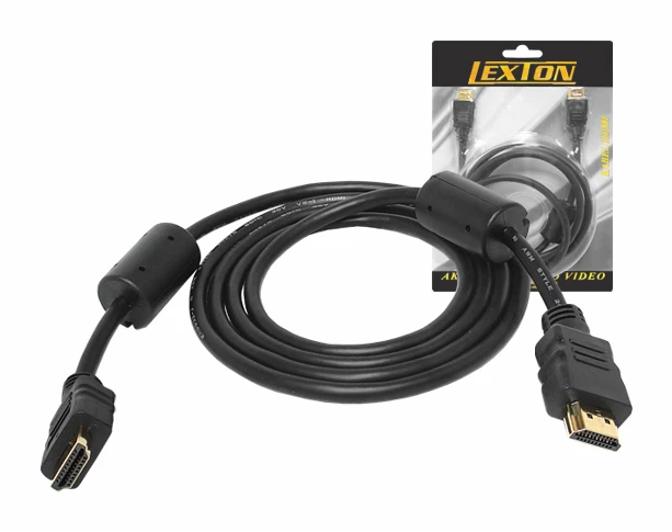 Lx HD12 PS Kabel HDMI-HDMI złoty 19 Pin + Filtr 3m Cu