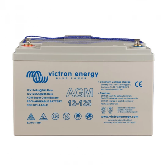 Akumulator AGM 12V/125Ah Super Cycle Batt. (M8)