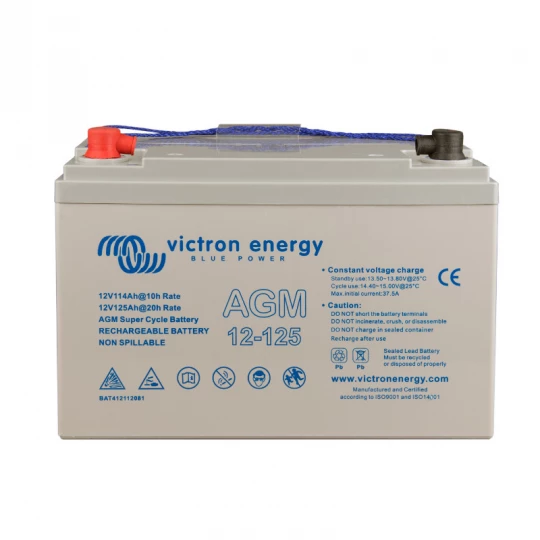 Akumulator AGM 12V/125Ah Super Cycle Batt. (M8)