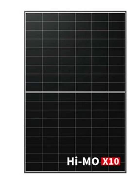 Moduł fotowoltaiczny LONGi Hi-MO X10 Explorer LR7-54HVH-490M 490W // monokrystaliczny, black frame, EVO2, kabel 1200mm