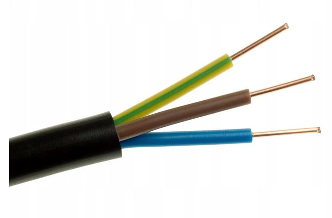 Kabel energetyczny YKY 3x4 żo 0,6/1kV – przewód ziemny do instalacji energetycznych