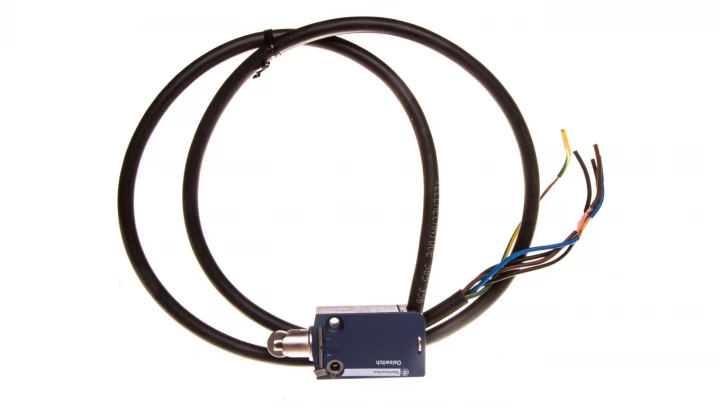 Wyłącznik krańcowy 1R 1Z wolnoprzełączający metal trzpień z rolką kabel 1m XCMD2502L1