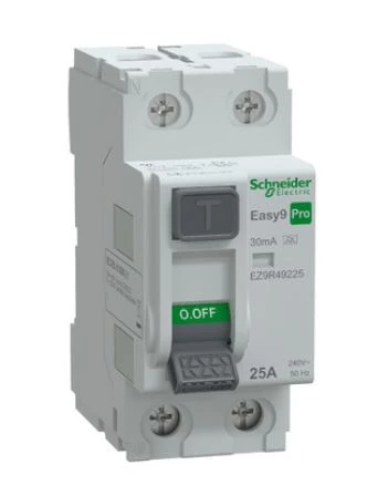 Wyłącznik różnicowoprądowy 25A 2P 30mA Typ A Easy9 Pro EZ9R49225