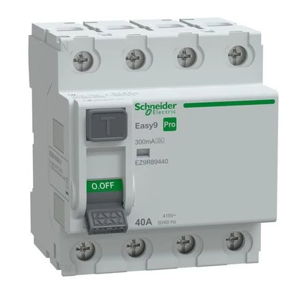Wyłącznik różnicowoprądowy 40A 4P 300mA Typ A Easy9 Pro EZ9R89440
