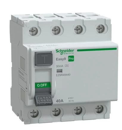 Wyłącznik różnicowoprądowy 40A 4P 30mA Typ A Easy9 Pro EZ9R49440