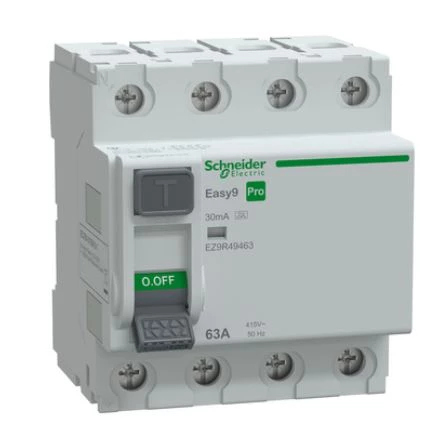 Wyłącznik różnicowoprądowy 63A 4P 30mA Typ A Easy9 Pro EZ9R49463