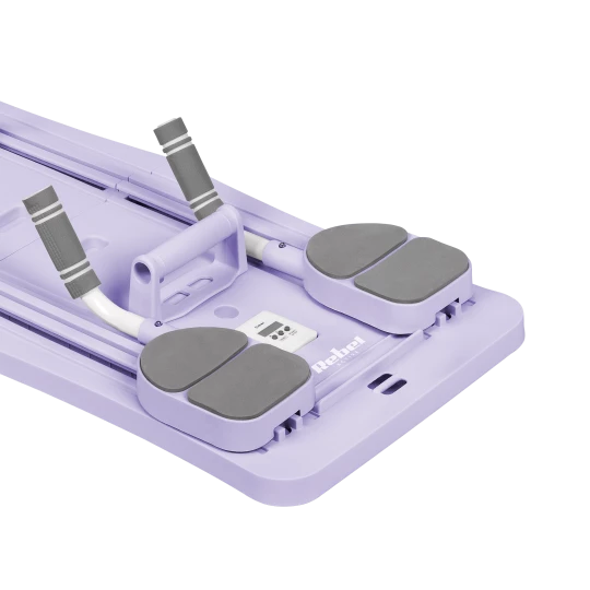 Domowy zestaw do pilates, wielofunkcyjny przyrząd do ćwiczeń fitness 9 w 1, kolor fioletowy RBA-3069-PU