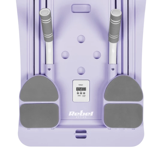 Domowy zestaw do pilates, wielofunkcyjny przyrząd do ćwiczeń fitness 9 w 1, kolor fioletowy RBA-3069-PU