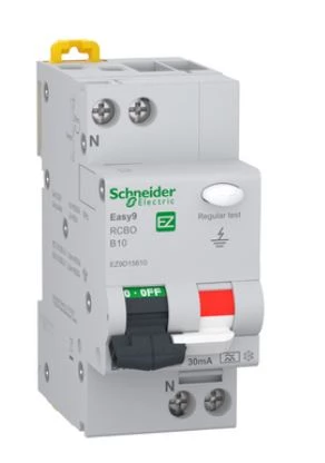 Wyłącznik różnicowo-nadprądowy B 10A 1P+N 30 mA typ A Easy9 Pro EZ9D15610