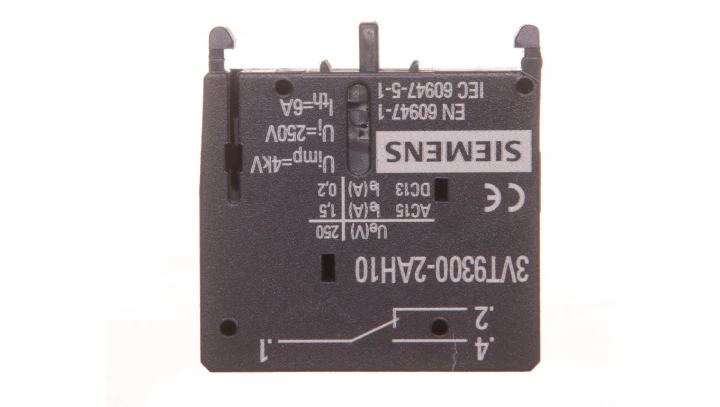 Styk pomocniczy 1P montaż czołowy VT250 VT630 3VT9300-2AH10