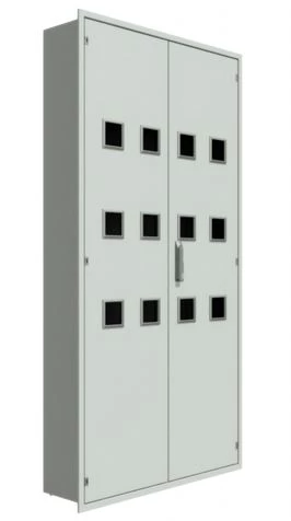 Rozdzielnica licznikowa wnękowa 12 liczników 3F ALFA-TL-12,0/W