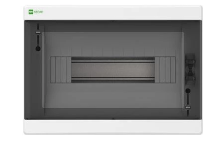Rozdzielnica modułowa podtynkowa ELEGANT RP 1×12 PE+N IP40 z drzwiami dymnymi 2434-01