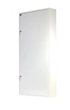 Rozdzielnica modułowa 7x24 natynkowa IP40 zamek RAL9003 reg ramka z drzwiami A-RZ54