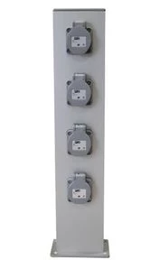 Kolumna zasilająca aluminiowa 500 mm 4× gniazdo 230 V 16 A IP54 PCE 9082151