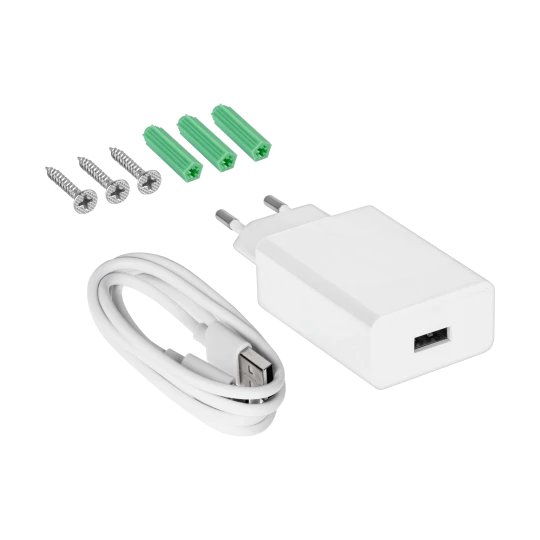 Kamera WiFi zewnętrzna 4Mpx 2K PTZ 360° podwójny obiektyw Tuya Smart Life tryb nocny AI audio Kruger&Matz Connect C180 KM2221