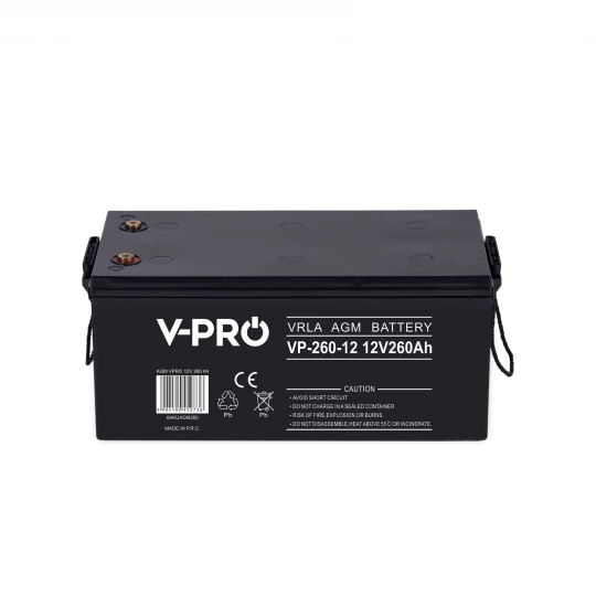 Akumulator AGM VPRO 12V 260Ah VRLA