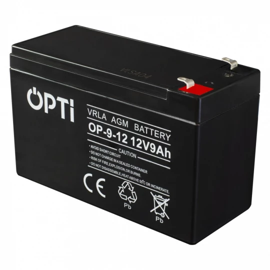 Akumulator AGM OPTI 12V 9Ah VRLA