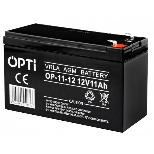 Akumulator AGM OPTI 12V 11Ah VRLA