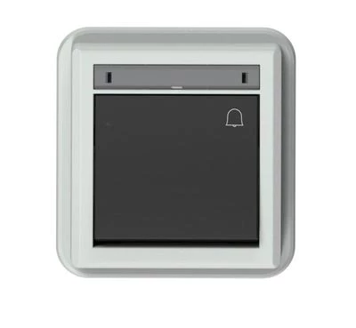 Przycisk dzwonkowy zwierny podtynkowy 10AX 250V IP55 szary AQUANT 2K 5005-70 Elektro-Plast