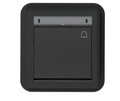 Przycisk dzwonkowy zwierny podtynkowy 10AX 250V IP55 antracyt AQUANT 2K 5005-77 Elektro-Plast