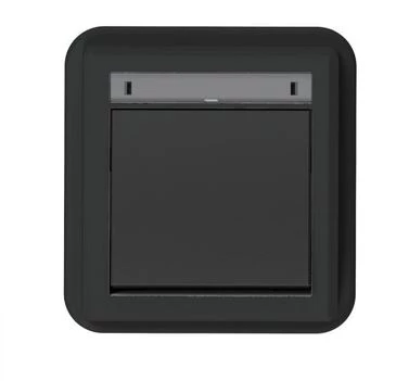 Łącznik pojedynczy / schodowy podtynkowy 10AX 250V IP55 antracyt AQUANT 2K 5001-77 Elektro-Plast