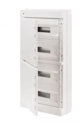 Rozdzielnica modułowa natynkowa 4x18 72 moduły PE+N IP40 drzwi białe AREO 3653-00 Elektro-Plast