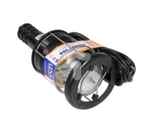 Oprawa warsztatowa przenośna 100W GUMMI 100 IP20 KL.II 000089