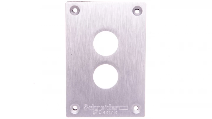 Płyta czołowa do montażu podtynkowego 2-otwory 22mm XAPE302
