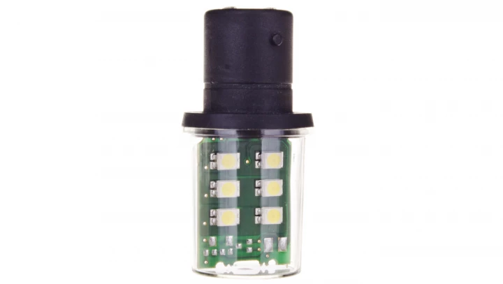 Dioda LED BA15d 24V biały DL1BDB1