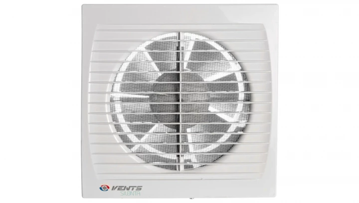 Wentylator osiowy fi 150 230V 20W 240m3/h 33dB cichy łożyska kulowe wyłącznik czasowy plus higrostat 150SILENTA-STHL