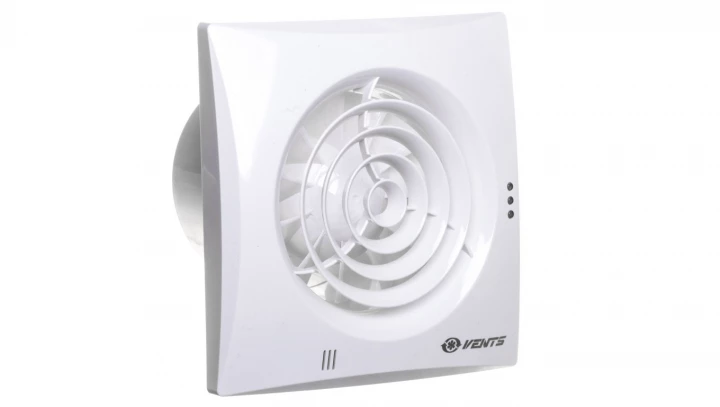 Wentylator osiowy fi 100 230V 7,5W 97m3/h 25dB z higrostatem 100QUIETTH