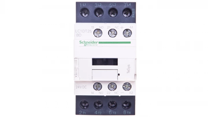 Stycznik mocy 25A AC1 4P 24V DC 1Z 1R LC1DT25BD