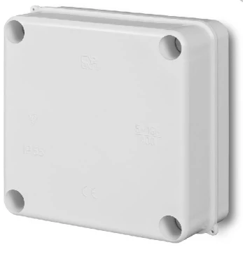 Puszka n/t hermetyczna pusta 135x135x62mm IP55 biała PK-1 0250-00