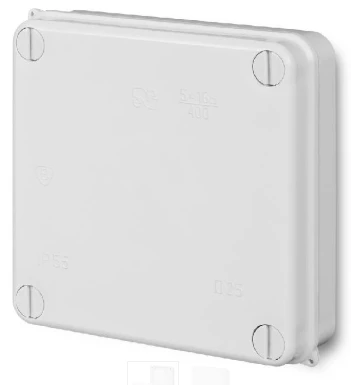 Puszka n/t hermetyczna pusta 135x135x42mm IP55 biała PK-3 0251-00