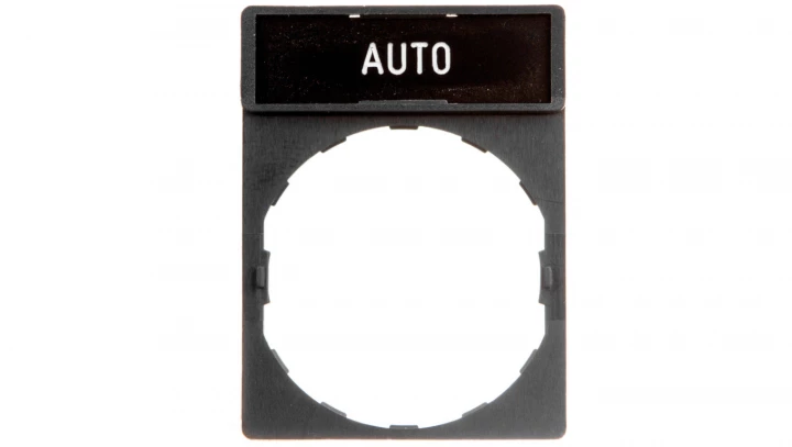 Szyld opisowy 30x40mm z etykietą 8x27mm AUTO ZBY2115