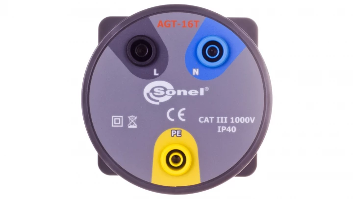Adapter gniazd jednofazowych AGT-16A 1P WAADAAGT16T