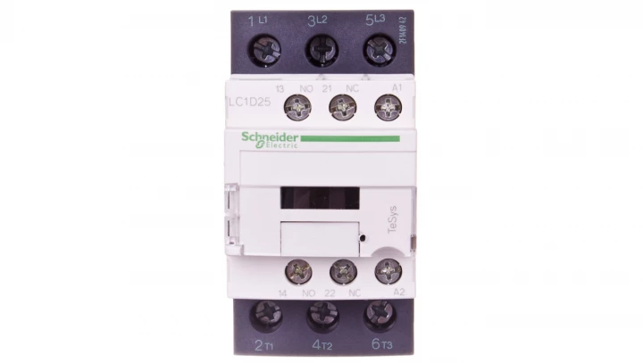 Stycznik mocy 25A 3P 400V AC 1Z 1R LC1D25V7