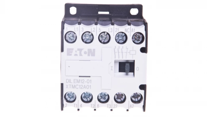 Stycznik mocy 12A 3P 230V AC 0Z 1R DILEM12-01(230V50HZ,240V60HZ) 127091