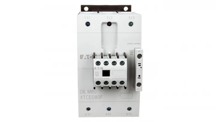 Stycznik mocy 80A 3P 230VAC 2Z 2R DILM80-22(230V50HZ,240V60HZ) 239449