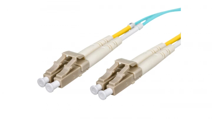 Kabel krosowy światłowodowy LCduplex MM PC OM3 50um 2m 21.99.8702