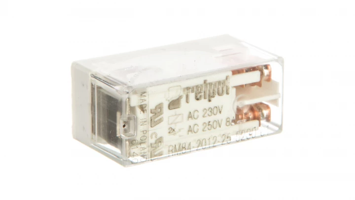 Przekaźnik miniaturowy 2P 8A 230V AC PCB AgNi RM84-2012-25-5230-01 859519