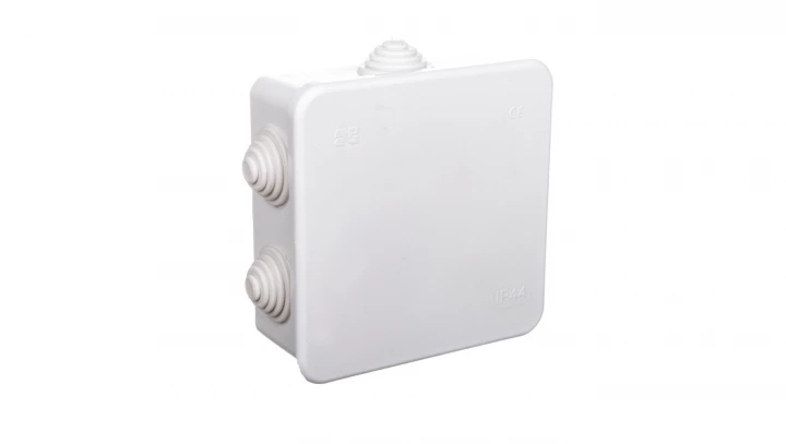 FAST-BOX Puszka natynkowa hermetyczna pojedyncza 110x110x52 IP 55 biała 0243-00