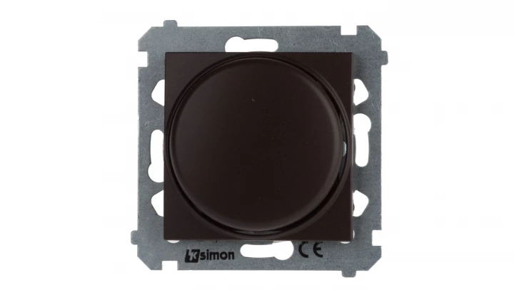 Simon 54 Ściemniacz naciskowo-obrotowy moduł 20–500W brąz mat DS9T.01/46