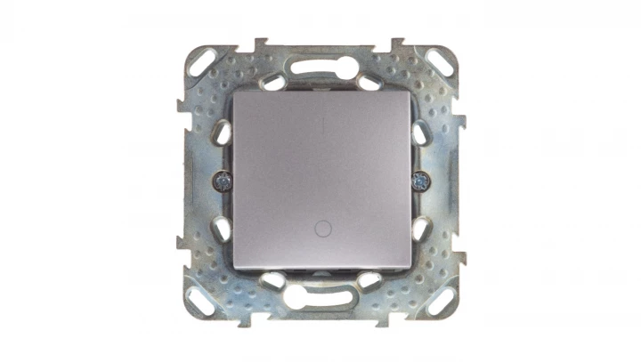 Unica Top Łącznik dwubiegunowy 16AX IP20 aluminium MGU50.262.30Z