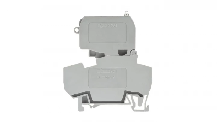 Złączka bezpiecznikowa 4mm2 szara 10A G 5x 30 281-622/281-417 /50szt./