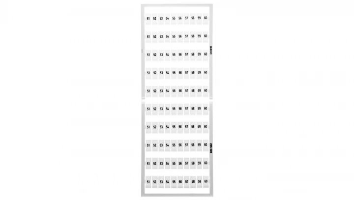 Ramka z oznacznikami 10x 51-60 209-569 /5szt./