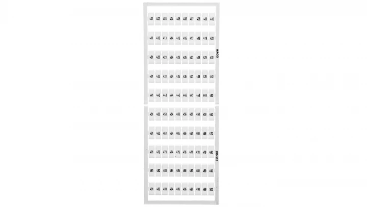 Ramka z oznacznikami 1x 401-500 209-512 /5szt./