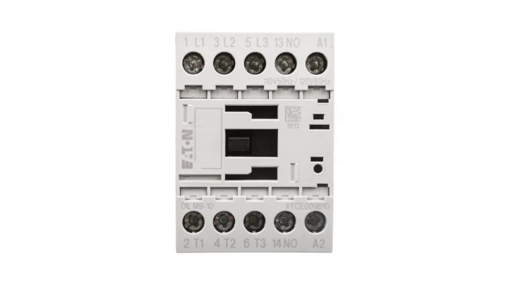 Stycznik mocy 9A 3P 110V AC 1Z 0R DILM9-10(110V50HZ,120V60HZ) 276687