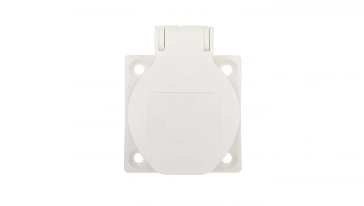 Gniazdo tablicowe 10/16A 2P+Z 230V białe IP54 1050-0ws